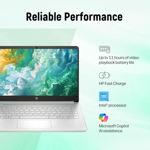 Image of HP 14 inch Student Laptop, Intel N150 (Quad Core), Intel Graphics, 4GB RAM