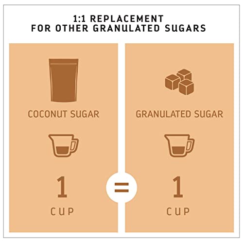 Image of Essence Nutrition Unrefined Pure Coconut Sugar (1 Kg - 500gm x 2) - 100% Pure Coconut Sugar [All Natural]
