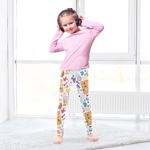 Girls Leggings Games Elements Toddler Girls Clothes Leggings for Girls Toddler Girls Leggings 3-4T4