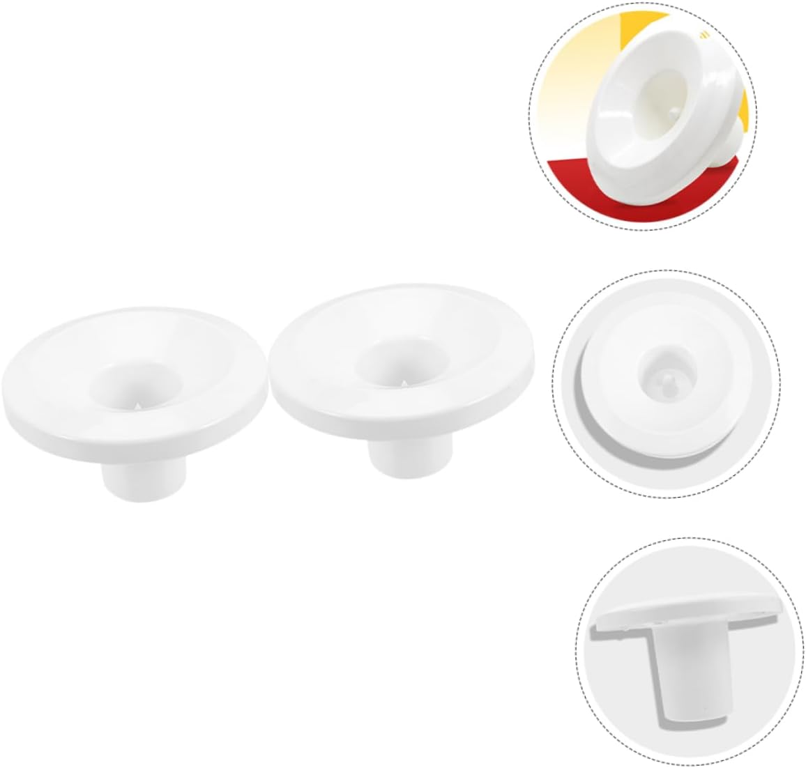 6pcs Replacement Water Filters Water Dispenser Parts Threaded Tank Lid Smart Seat Holder