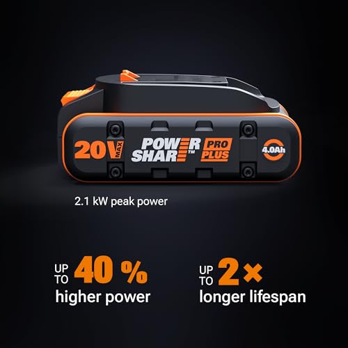 Image of WORX 20V 4.0Ah Lithium-ion Battery, WA3676
