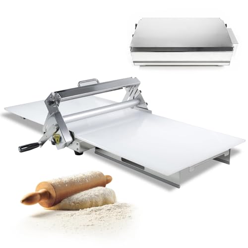 Laminoir à Pâte Manuel Compact, Machine à Laminer La Pâte En Acier Inoxydable, épaisseur Réglable, Pour La Fabrication De Pâte Feuilletée.,M