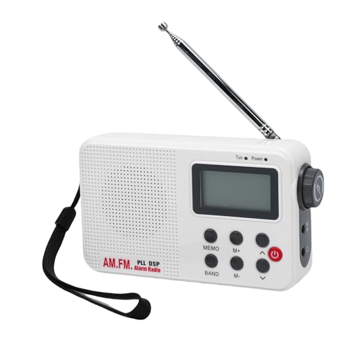 Radio portátil AM FM con sintonizador digital y pantalla LCD miniatura 1
