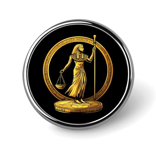 Broches con moneda de faraón dorado del antiguo Egipto para mujeres y hombres, insignias de moda para fiestas y bodas.