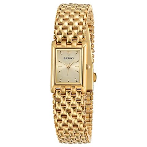 BERNY Ladies Gold Quartz Wrist Watch Cover