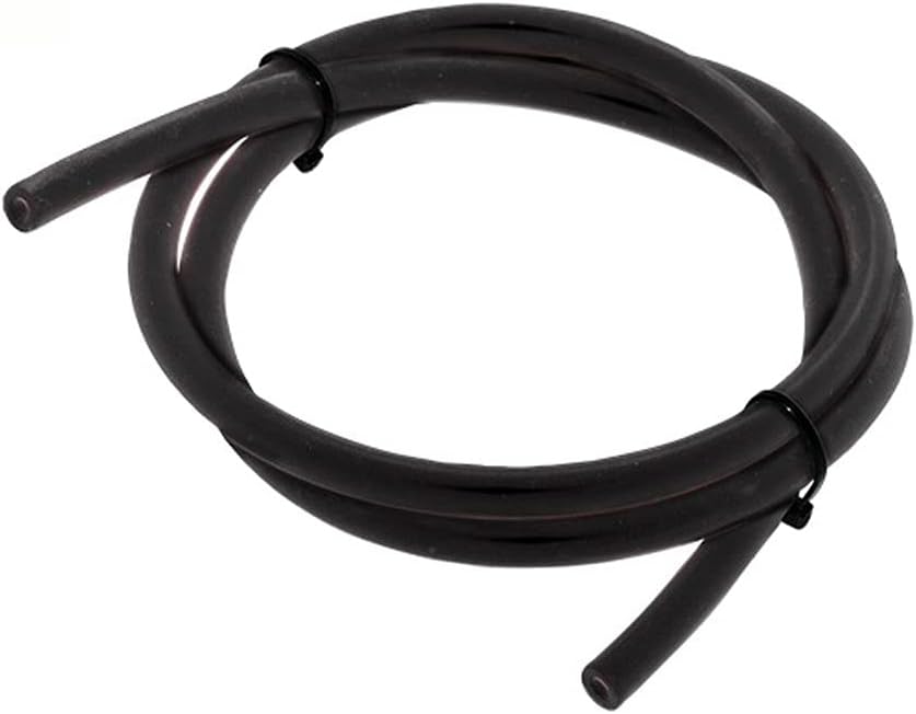 Universal 1m Silicone Vacuum Tube Coolant Hose Intercooler Pipe ID 4mm(Black)