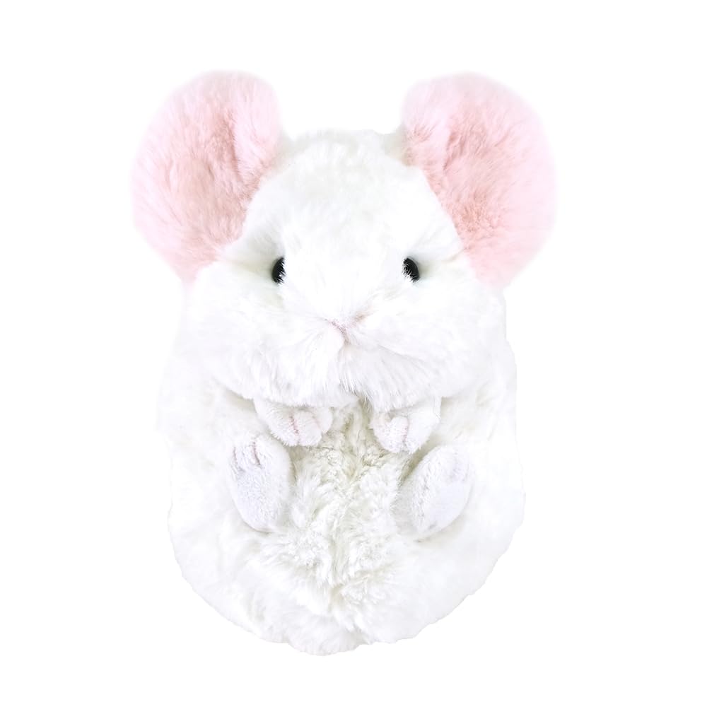 Amazon | サンレモン ころもっふる チンチラ WH 14×21×14cm ぬいぐるみ