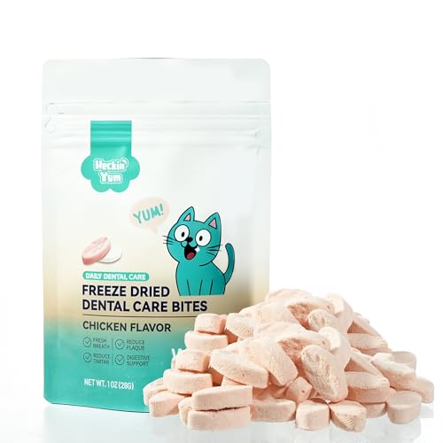 Freeze Dried Cat Treats Chicken with FOS & Fish Oil,Dental Healthy Formula