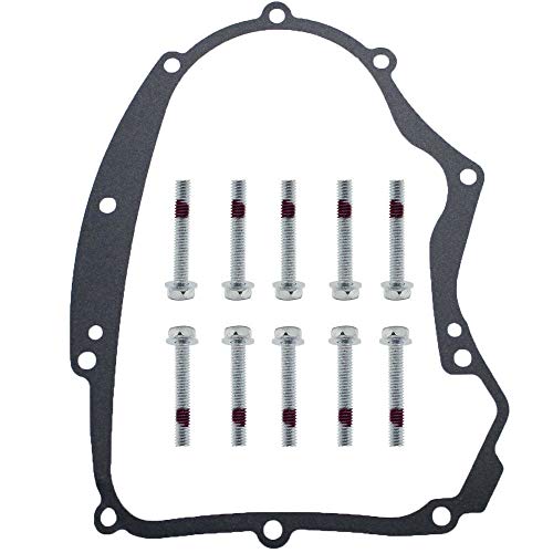 Image of iFJF 594195 Crankcase Gasket Kit with Bolts for B&S Engine Lawn Tractor | OE 594195 273488 697227 591911, for B&S Small Engine Models, Lawn Tractor 74590-74814, DIY Labor Savings, High-Strength Wear
