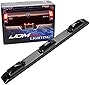 iJDMTOY Smoked Lens 9-LED Rear Truck Bed Mounted Center Tailgate Running Light Bar, Compatible with 1999-2010 Ford F-250 F-350 F-450 DRW, Also Fit Other Truck/Pickup