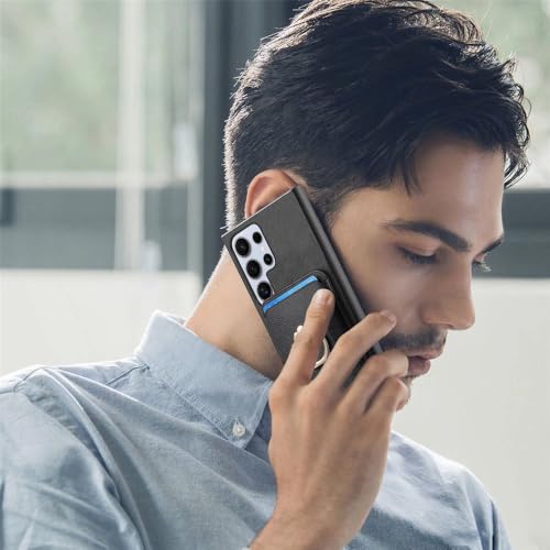 Coque Samsung A55 violette protège objectif avec porte-carte - 7