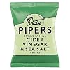 Pipers - Cider Vinegar & Sea Salt Crisps - 24 Minibags