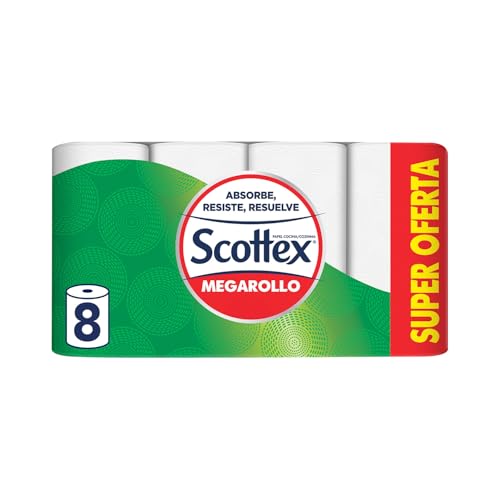 Scottex Megarollo Papel de cocina 8 rollos
