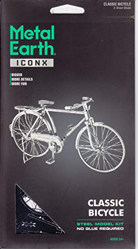 Fascinations Metal Earth Premium Series Classic Bicycle 3D Metal Model Kit - Image 6