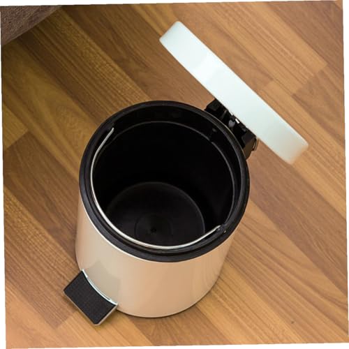 Caneca de basura con pedal y tapa para baño miniatura 5