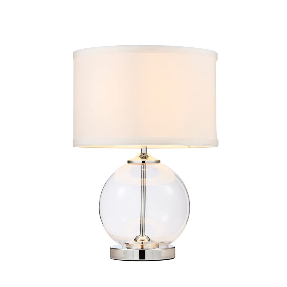 Litecraft Rhonda Chrome 1 Light Small Globe Table Lamp from B&Q