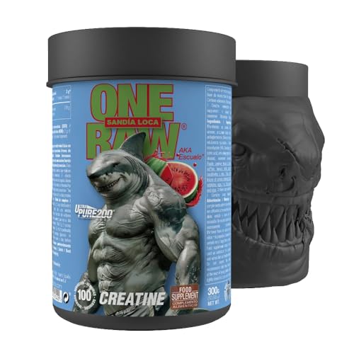 Creatina Monohidratada en Polvo. One Raw Creatina Ultra Pure 200 Mesh, Pre y Post Entreno,...