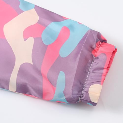 Boys Girls Children Spring Fall Winter Windbreaker Casual Wind Printing Light Fashion (Camouflage, 3-4 Years)3