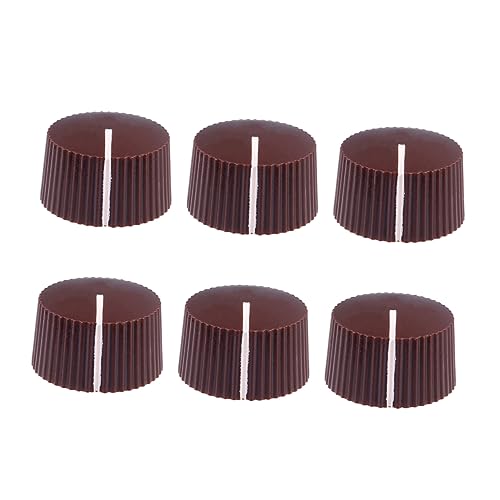 SAFIGLE Perillas De Guitarra Eléctrica De Plástico Abs Para Guitarra y Bajo 6 Unidades