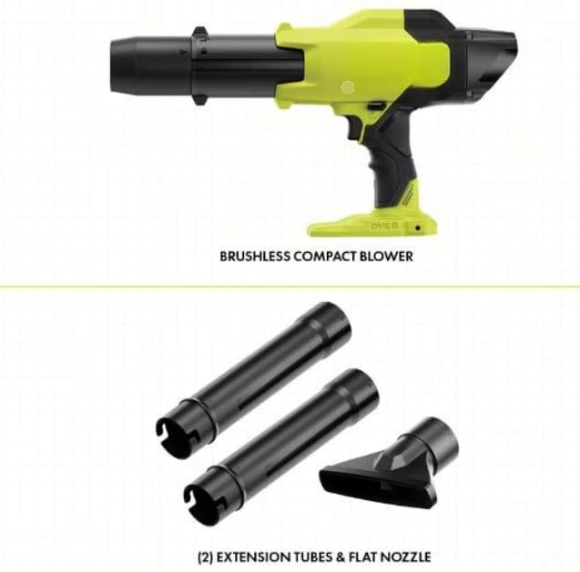 RYOBI ONE+ HP 18V Brushless Compact Blower – 220 CFM, 140 MPH (Tool Only)