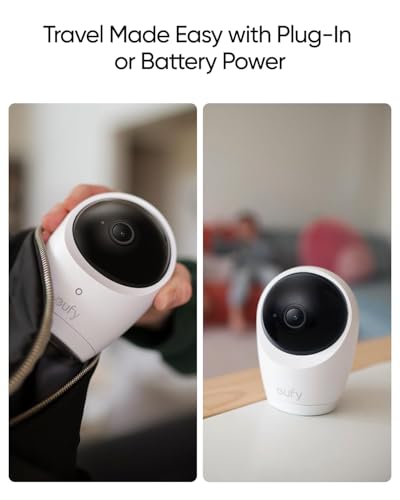 Image of eufy Security Baby Monitor E20 with 2K HD Camera, 5'' 720p Display & Baby Monitor E20 Add-On Camera, 2K HD Resolution (Bundle)