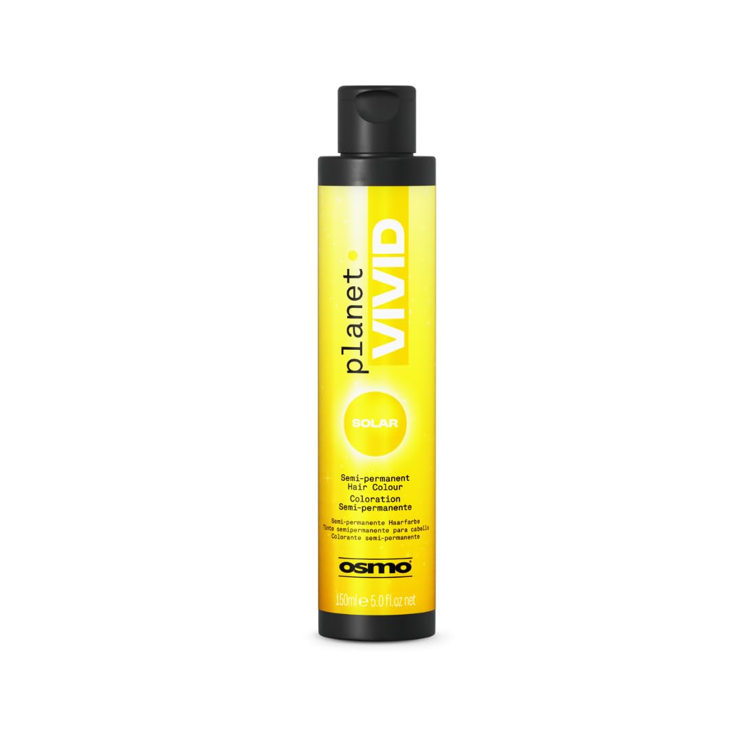 Planet Vivid - SOLAR | Yellow Semi-Permanent Hair Dye | No Ammonia or Peroxide | Vegan. 150ml