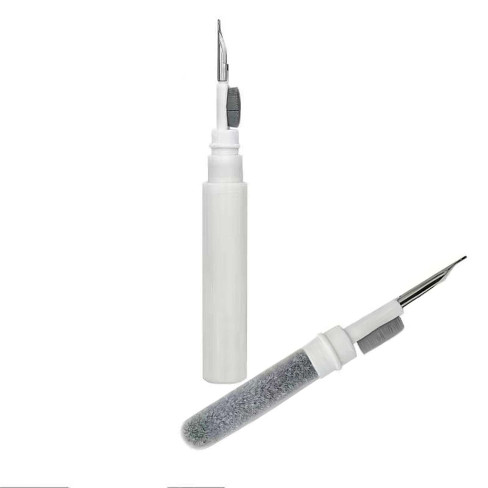 Wielofunkcyjny zestaw do czyszczenia słuchawek dousznych 3 w 1 Zestaw do czyszczenia słuchawek do AirPods iPhone Camera Keyboard-biały