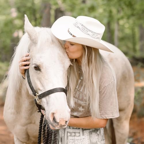 American Hat Makers Straw Cowboy Hat | Handcrafted, Lightweight & Breathable | Premium Western Style for Men & Women - Image 8
