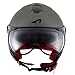 Astone Helmets MINISPORT-MTIL Minijet Sport - Casco de motocicleta, Gris Mate, L