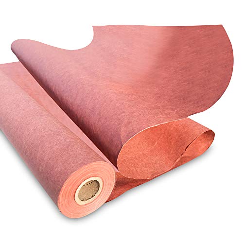 Made in USA- Pink Butcher Kraft Paper Roll 1775 x 1200 100ft Food Grade Butchers Peach Paper Ideal for BBQ Smoking Wrapping of Meat and Brisket All Natural Unwaxed Unbleached Uncoated