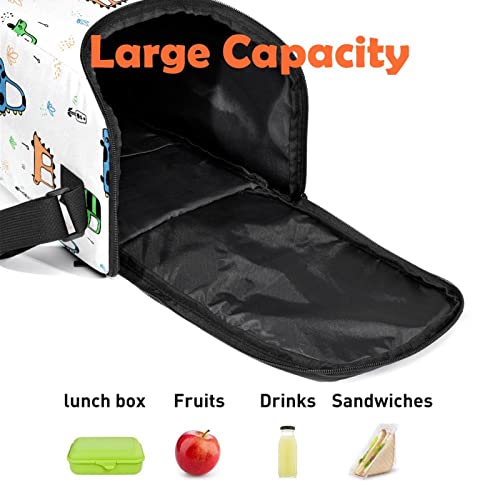 Bolsa de almuerzo portátil para evitar fugas de comida con cremallera suave 3