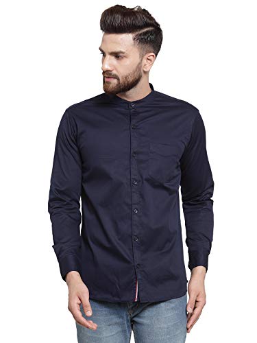 Image of Ben Martin Men's Cotton Solid Regular Fit Casual Shirt-(Bm-Chn-Sht)