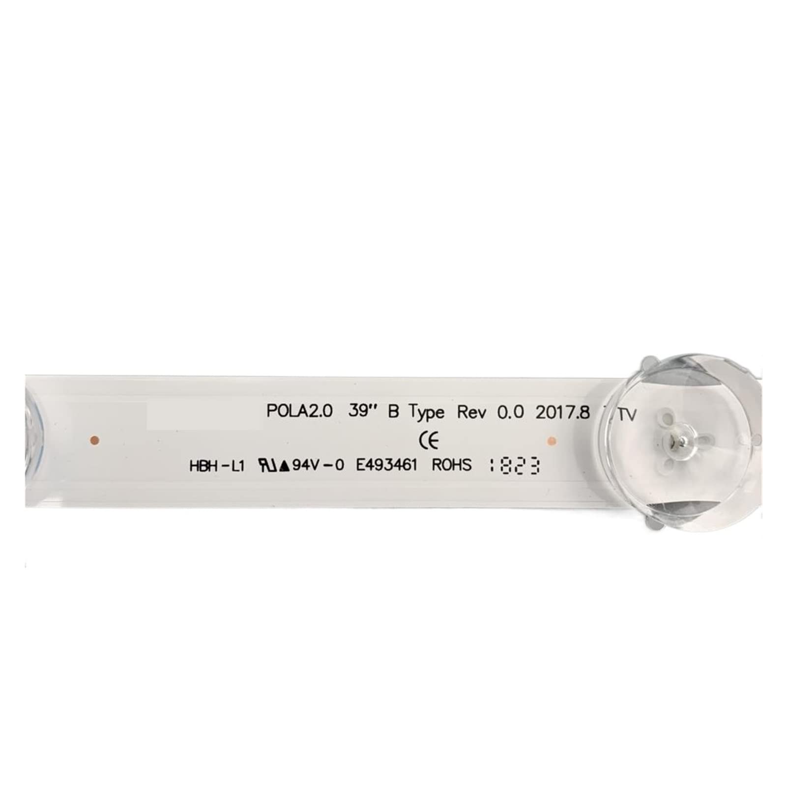 TILEZE 1 lot = 8 pièces (4A + 4B) barre de rétroéclairage LED pour TV HC390DUN-VCFP1-21X 39LN5400 39LA6200 convient pour LG Innotek POLA 2.0 POLA2.0 39" A/B Type