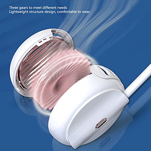 Ventilateur de cou portable sans lame 2000 mAh avec charge USB