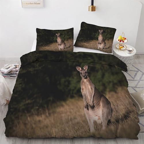 Housse de couette écureuil 200x200 microfibre douce avec zip - 2