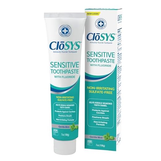 CloSYS Fluoride Toothpaste, 7 Ounce, Gentle Mint, Whitening, Enamel Protection, Sulfate Free