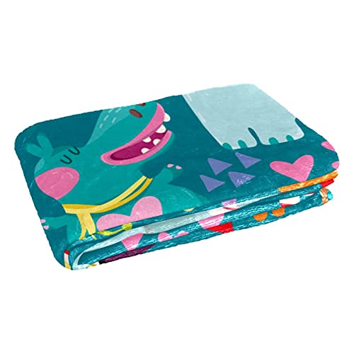 Couverture douce contre le froid motif animal lit canapé 150x100