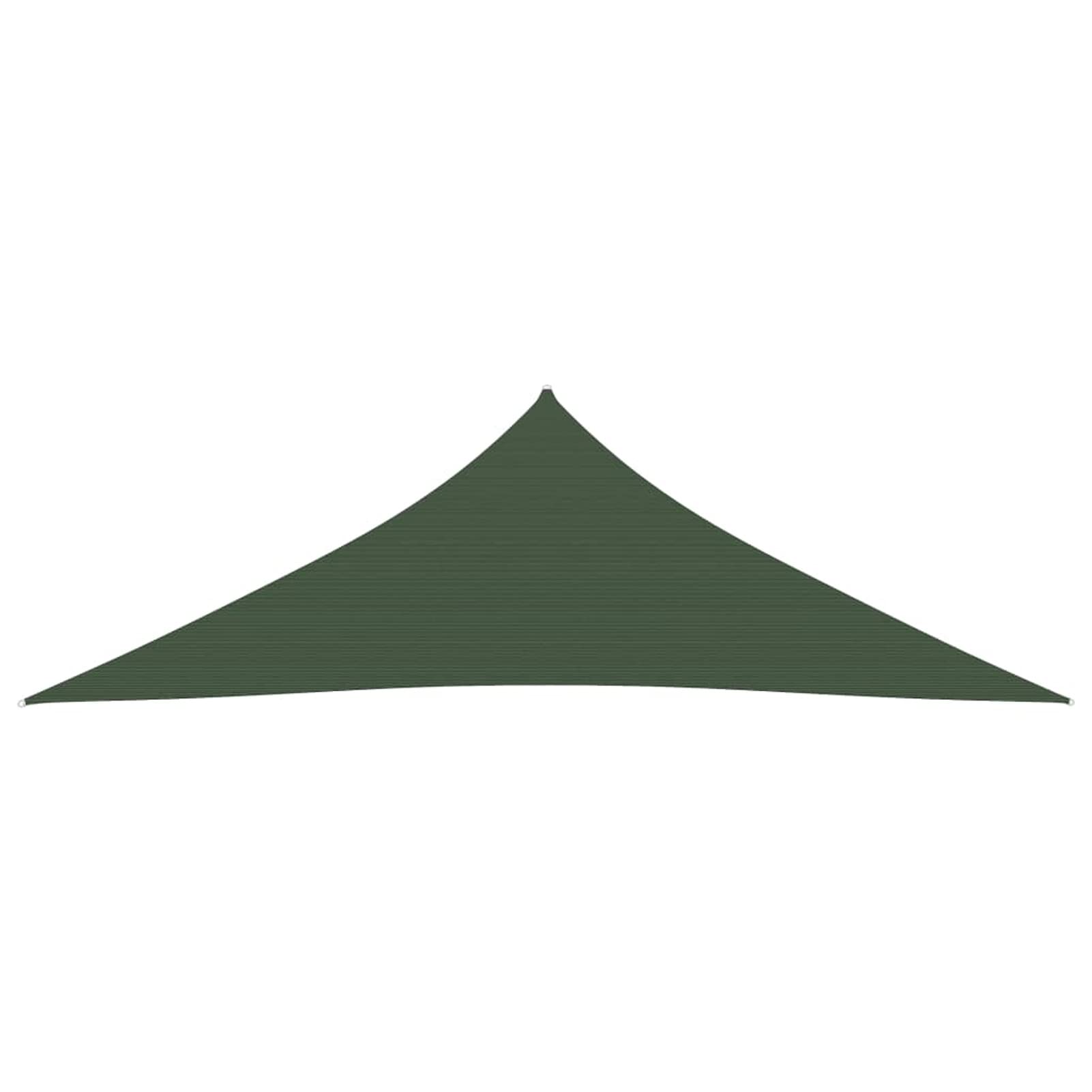 Vela Parasole 160 g/m² Verde Scuro 5x5x6 m in HDPE,Tenda a Vela Impermeabile Rettangolare Vela Ombreggiante Parasole Protezione Raggi U V per Esterno Giardino terrazza