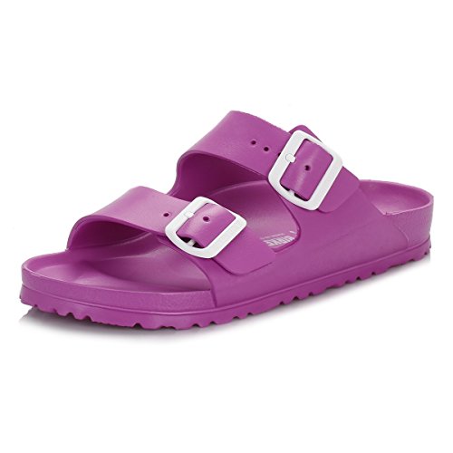 Birkenstock Unisex Adults Arizona Lightweight Double Strap EVA Sandals - Pink - W9/M7