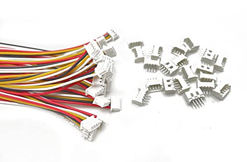 20 Set Micro JST MX 1,25 mm 4 Pins Stecker Buchse 1,25 mm Pitch Buchse & Stecker Stecker PCB Buchse 150 mm Kabel