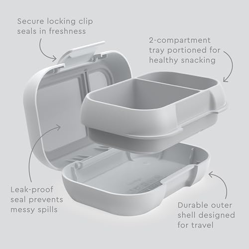 Image of Bentgo Kids Snack Leak-Proof 2 Compartment Bento-Style Container
