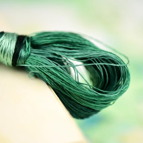 Image of Mulberry Silk Floss Embroidery Thread Floss-Cross Stitch Threads China Silk Woven Jewelry Threads DIY Sewing Kits (05)