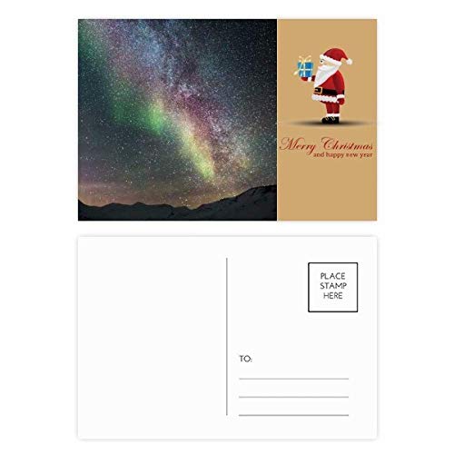 Cartes postales de Noël colorées et sombres pour vos vœux d'hiver | Lot de 20