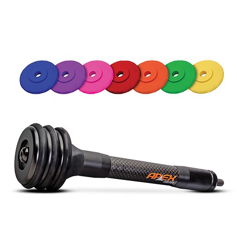 TRUGLOAG815B Endgame, Weighted Carbon Fiber Stabilizer, 8". Black