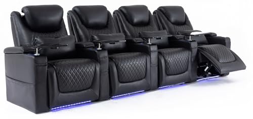 Hometheaterseatingseatstheaterreclinerchairsofagamemovietheaterchairswith7colorsambientlightinglumbarpillowsidepockettraytablepowerreclineblack Urban Country Home Decor Home theater seating seats theater recliner chair sofa game movie theater chairs with 7 colors ambient lighting lumbar pillow side pocket tray table power recline black urban country home decor