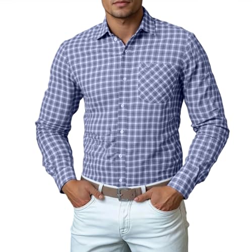 Chemise homme hawaïenne t-shirt de sport casual hauts courts unie
