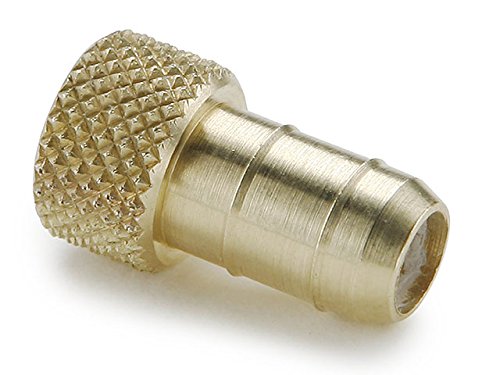 Parker Hannifin 20-4-pk20 Dubl-Barb Plug Fitting, 1/4" Barb Tube, 0.170" Tube ID, Brass (Pack of 20)