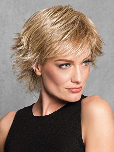Spiky Cut Wig Color SS25 Ginger Blonde - Hairdo Wigs Short Shag Collar Length Tru2Life Heat Friendly Synthetic Face Framing Bundle MaxWigs Hairloss Booklet