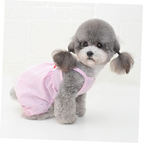 Pantalones disfraz para perros talla M color rosa miniatura 5