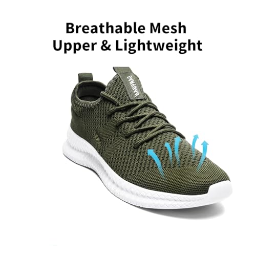 Image of Men's Shoes Running Walking Sneakers Casual Tennis Slip on Shoes Lightweight Breathable Fashion Comfortable Workout Athletic for Gym Sport Shoe